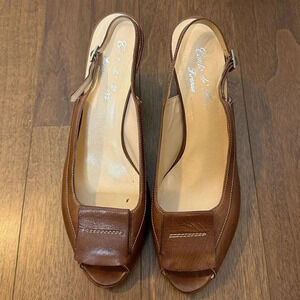 Brown Leather Shoes from Italy Sz. 41(10)